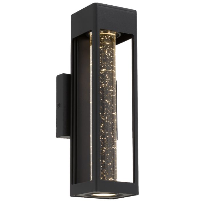 HOLLIS 35 Exterior LED Wall Light - Black