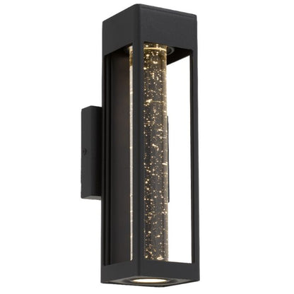 HOLLIS 35 Exterior LED Wall Light - Black