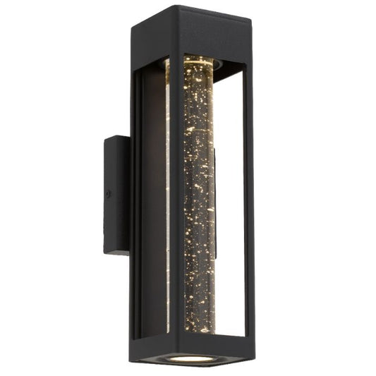 HOLLIS 35 Exterior LED Wall Light - Black