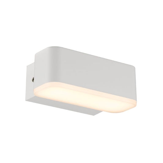 ZIRON 10CM Exterior LED Wall Light Small - White