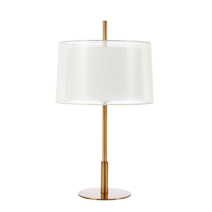 VALE Table Lamp - Antique Gold/Ivory