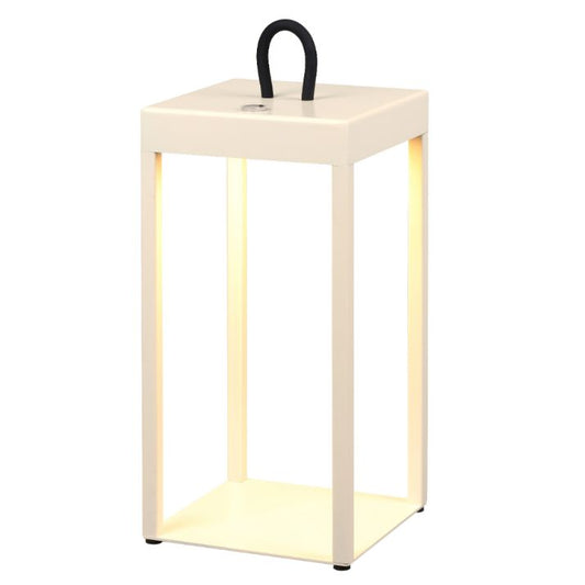 SOTRA LED Rechargeable Table Lamp - Beige