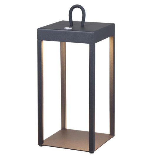 SOTRA LED Rechargeable Table Lamp - Black