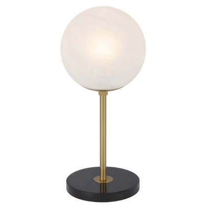 OLIANA Table Lamp Large - Black Marble/Antique Gold