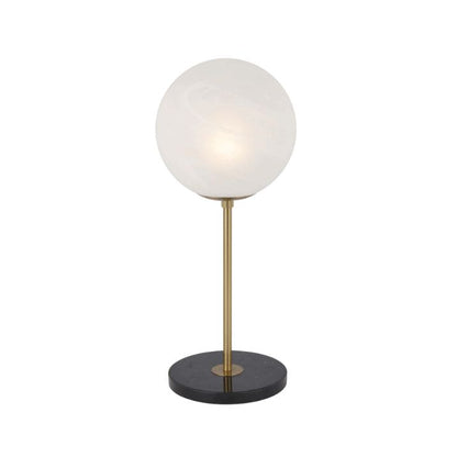 OLIANA Table Lamp Small - Black Marble/Antique Gold