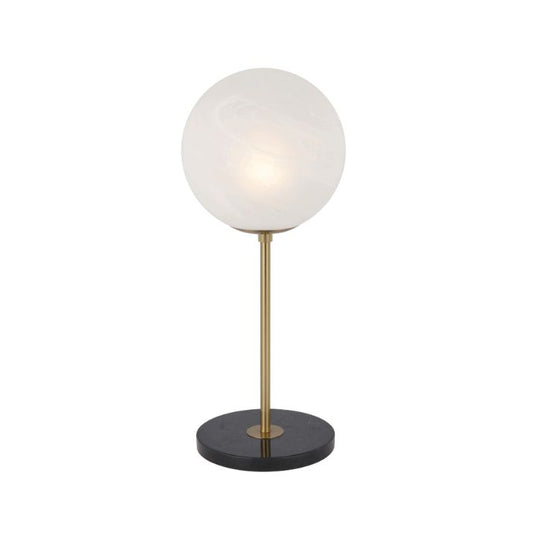 OLIANA Table Lamp Small - Black Marble/Antique Gold