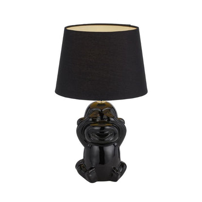 MISARU Ceramic Table Lamp - Black