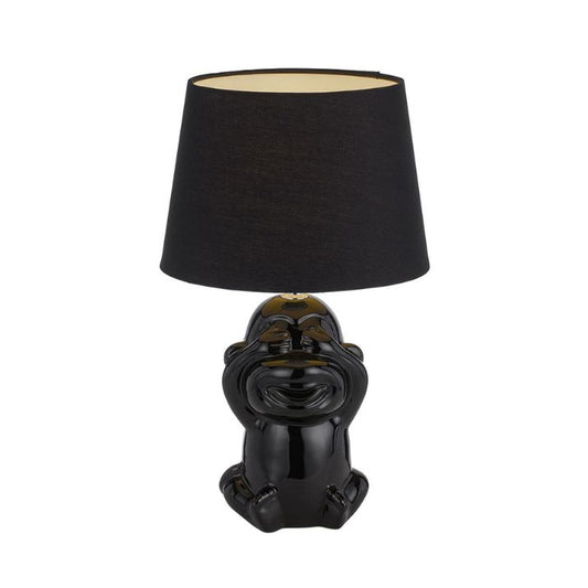 MISARU Ceramic Table Lamp - Black