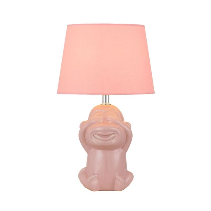 MISARU Ceramic Table Lamp - Pink