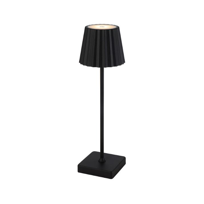 MINDY LED Rechargeable Table Lamp - Black