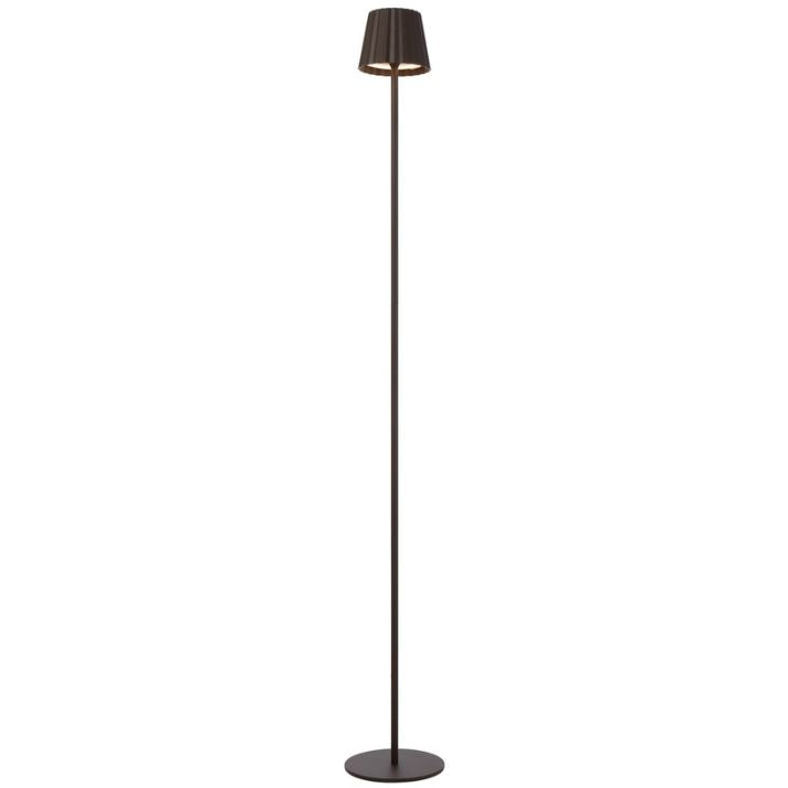 MINDY LED Rechargeable Floor Lamp - Brown