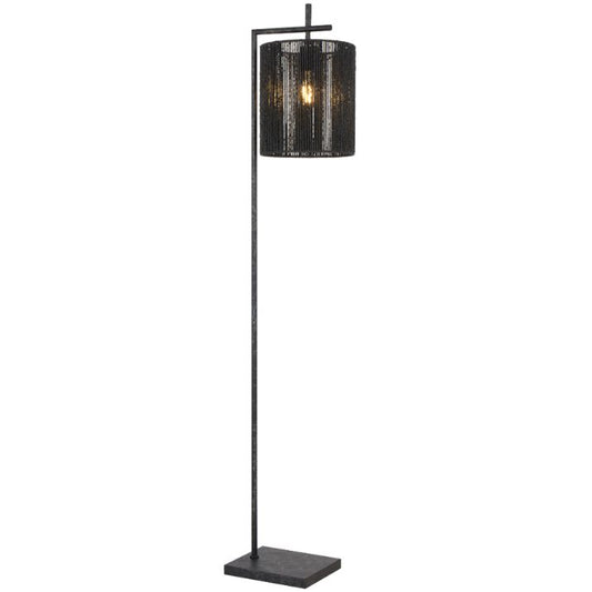 LYNDRA Floor Lamp - Gun Metal/Black