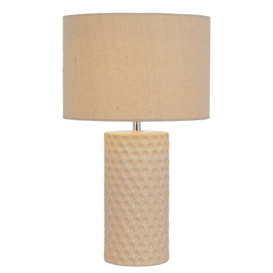 LAMAR Ceramic Table Lamp - Cream