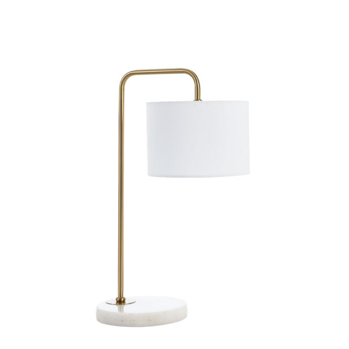 INGRID Table Lamp -Gold/White