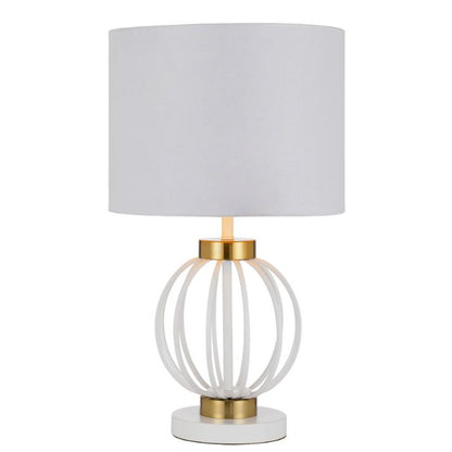GRADA Table Lamp - White/Antique Gold