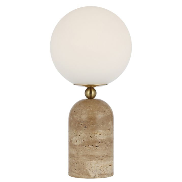 GINA Table Lamp - Beige/Opal Matt