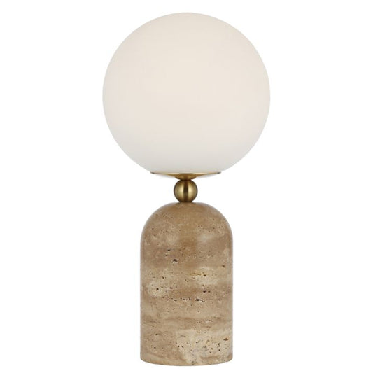 GINA Table Lamp - Beige/Opal Matt