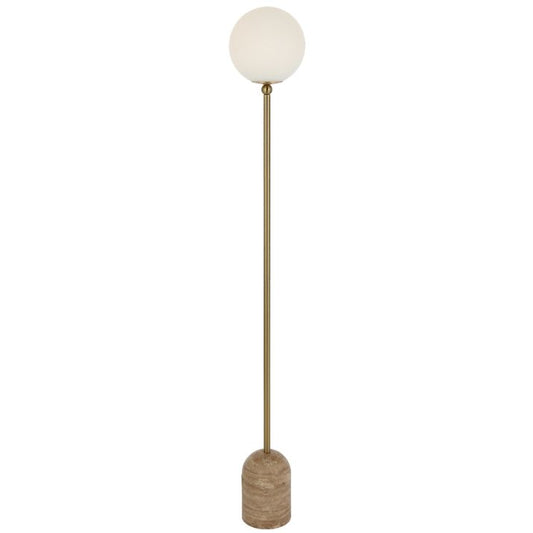 GINA Floor Lamp - Beige/Opal Matt