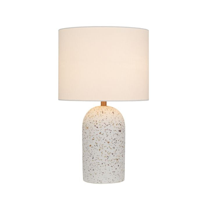 FEVIK Table Lamp Small - White Terrazzo