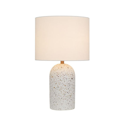 FEVIK Table Lamp Small - White Terrazzo