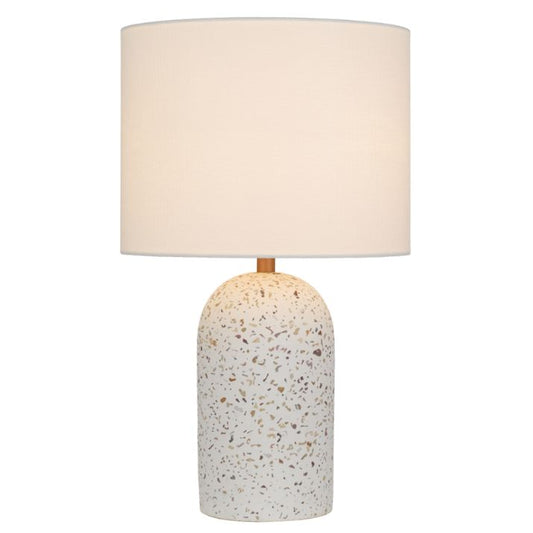 FEVIK Table Lamp Medium - White Terrazzo