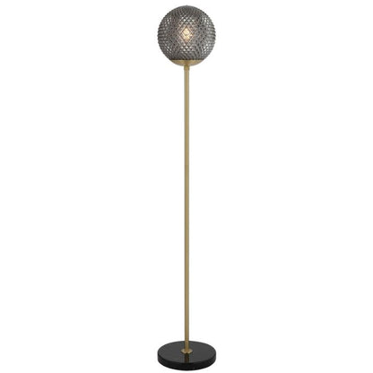 ELWICK Floor Lamp - Black/Smoke
