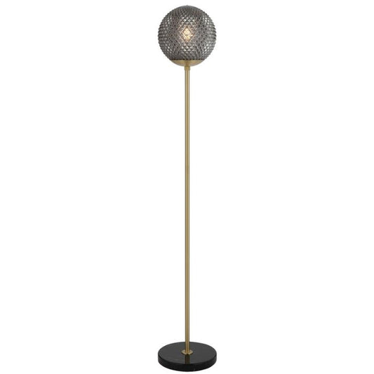 ELWICK Floor Lamp - Black/Smoke