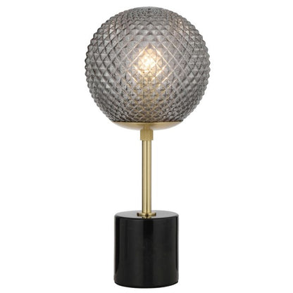 ELWICK Table Lamp - Black/Smoke