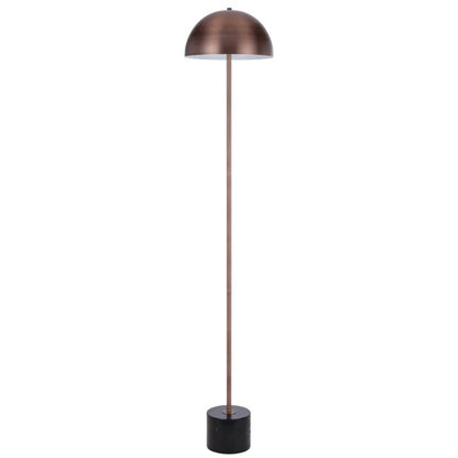 DOMEZ Floor Lamp - Black Marble/Bronze
