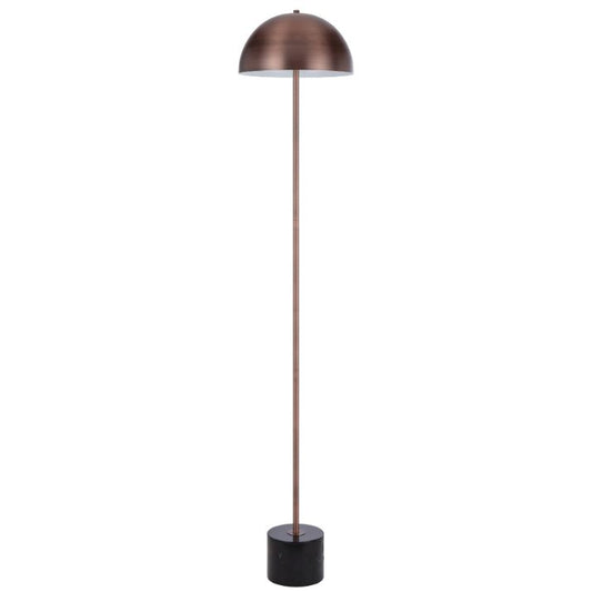 DOMEZ Floor Lamp - Black Marble/Bronze