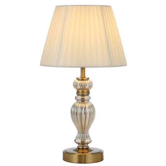 CADIZ Table Lamp - Antique Gold/Cream