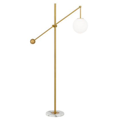 KEMI Floor Lamp - Gold/Opal Matt