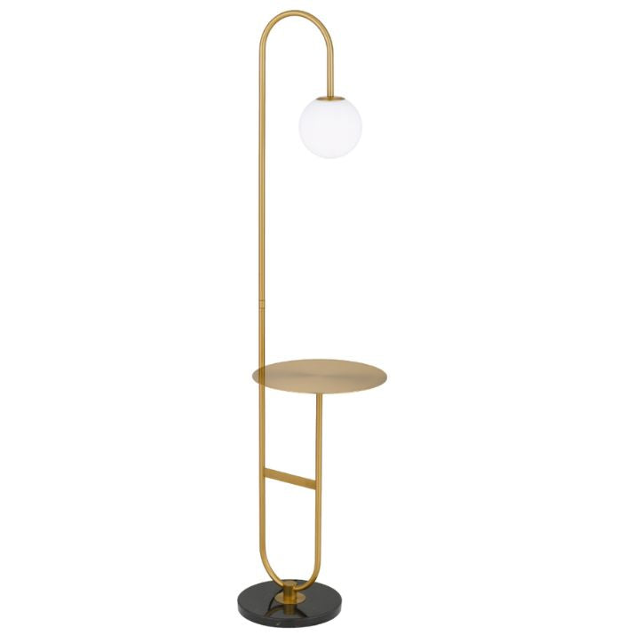 INEZ Floor Lamp - Black/Antique Gold