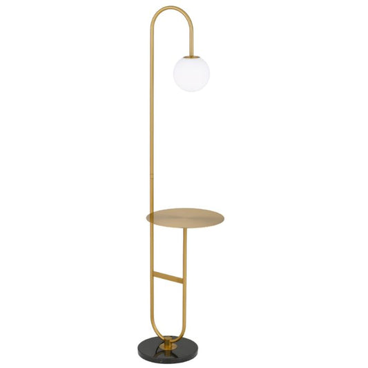 INEZ Floor Lamp - Black/Antique Gold