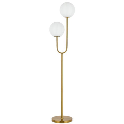 ETERNA Floor Lamp - Antique Gold/Opal Matt