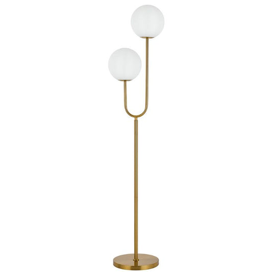 ETERNA Floor Lamp - Antique Gold/Opal Matt
