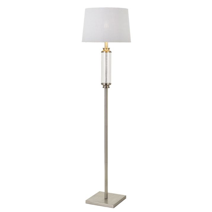 DORCEL Floor Lamp - Nickel/Clear