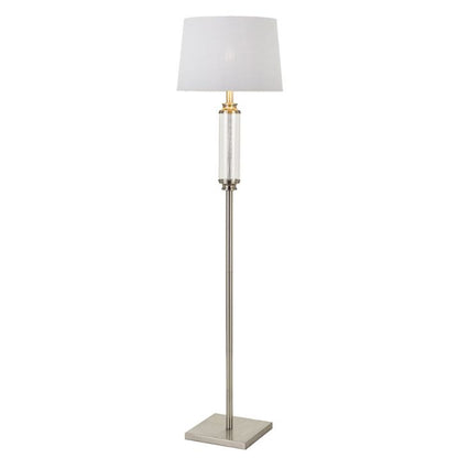 DORCEL Floor Lamp - Nickel/Clear