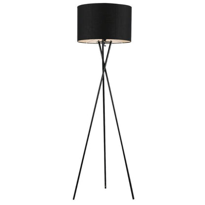 DENISE Floor Lamp - Black/Black