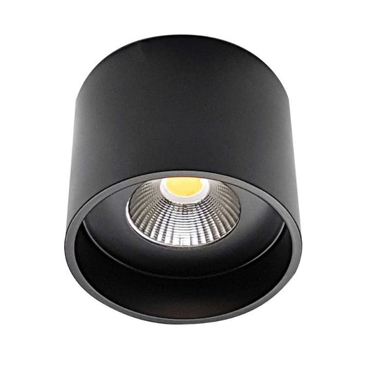 KEON 20W LED Surface Mounted Downlight Dimmable - Black