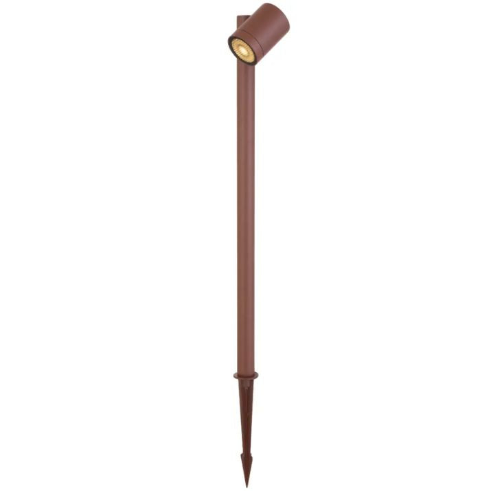 CLOVIS 24V MR16 Exterior Post Spike Light - Corten