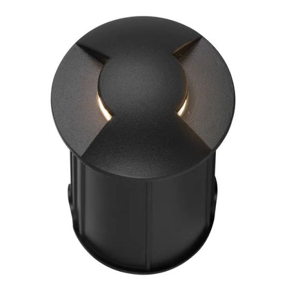 RAKER 24V 3W 2 Way Exterior LED Inground Light - Black