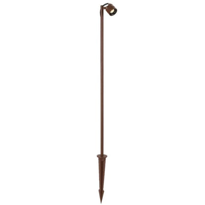 RILTO 24V Exterior LED Post Spike Light - Corten