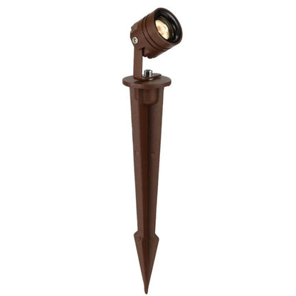 RILTO 24V Exterior LED Spike Spotlight - Corten