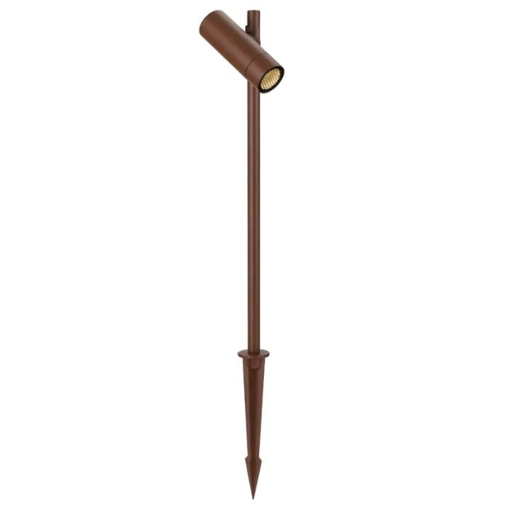 FLANK 24V Exterior LED Post Spike Light - Rust