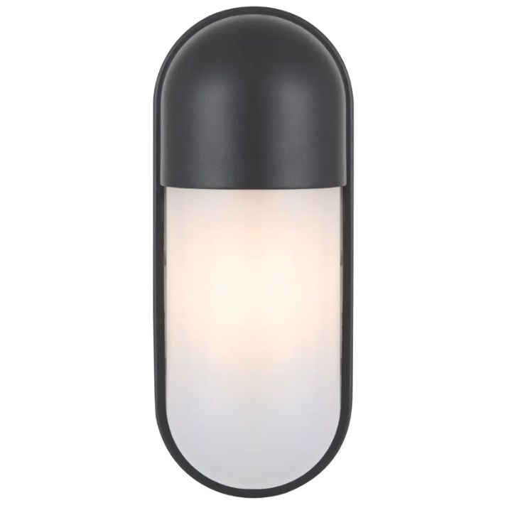 HULL Exterior Wall Light - Black