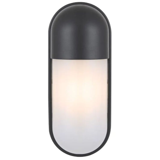 HULL Exterior Wall Light - Black