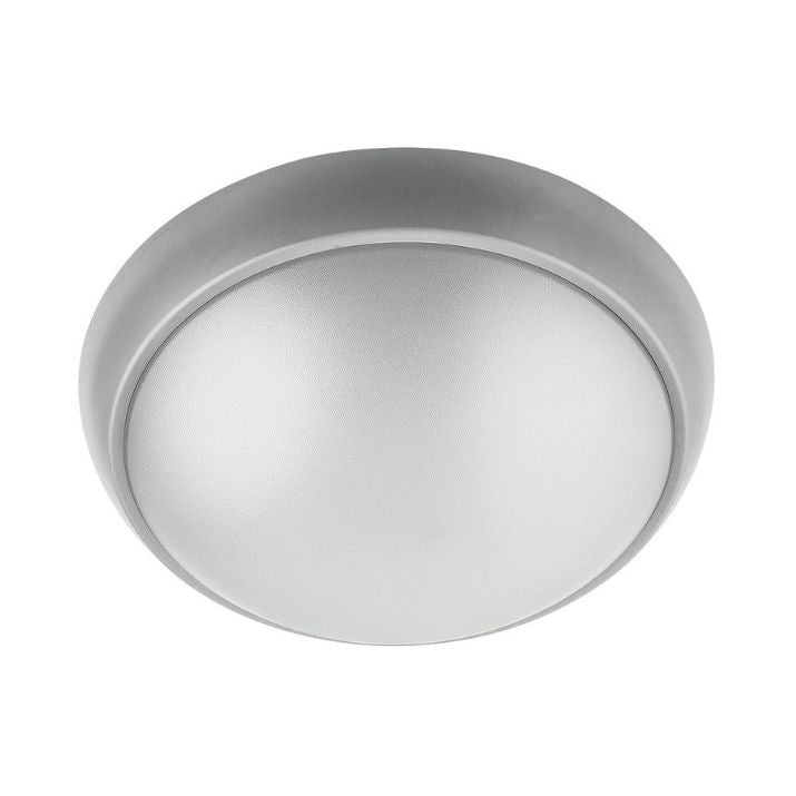 WYNN Exterior Round Bunker LED Light - Silver