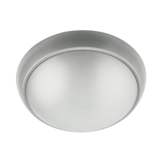 WYNN Exterior Round Bunker LED Light - Silver
