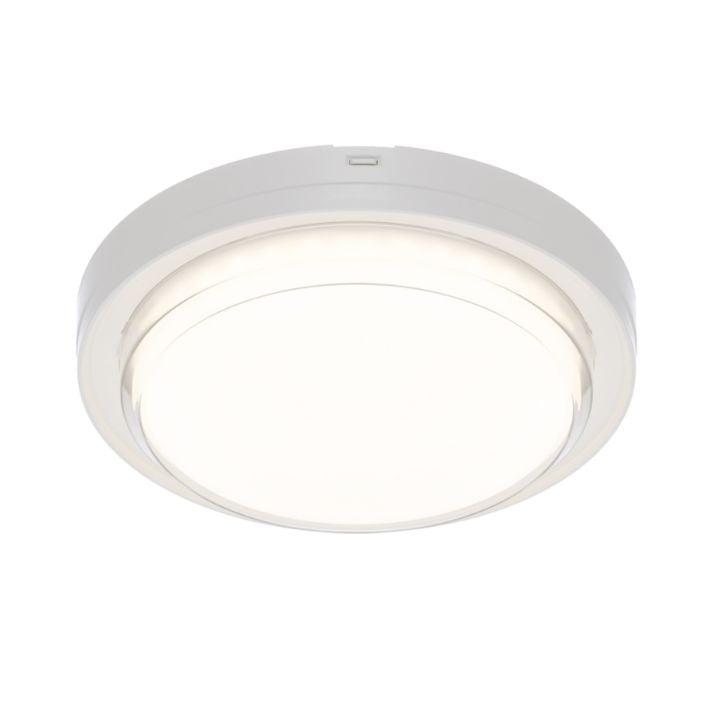 VIGGO Exterior Round Bunker LED Light - White